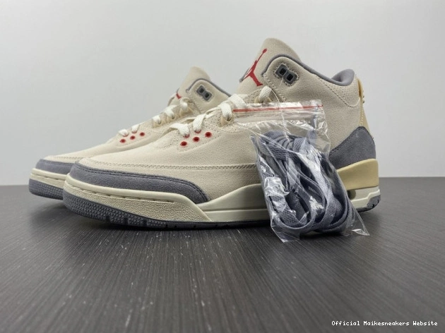 Official Maikesneakers Muslin 3 Jordan DH7139-100 Retro Air 0728